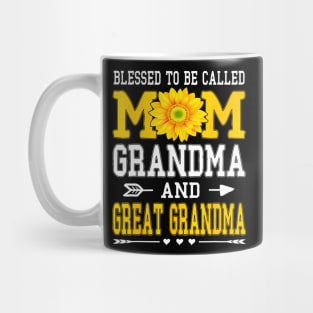 Blessed To Be Called Mom Grandma Great Grandma Mother's Day Mug